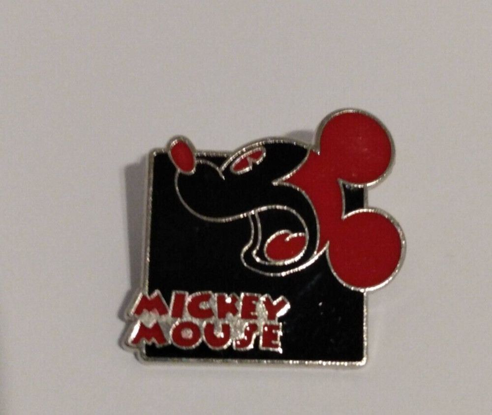 MICKEY MOUSE Face Red Black 2013 Lapel Pin Trading