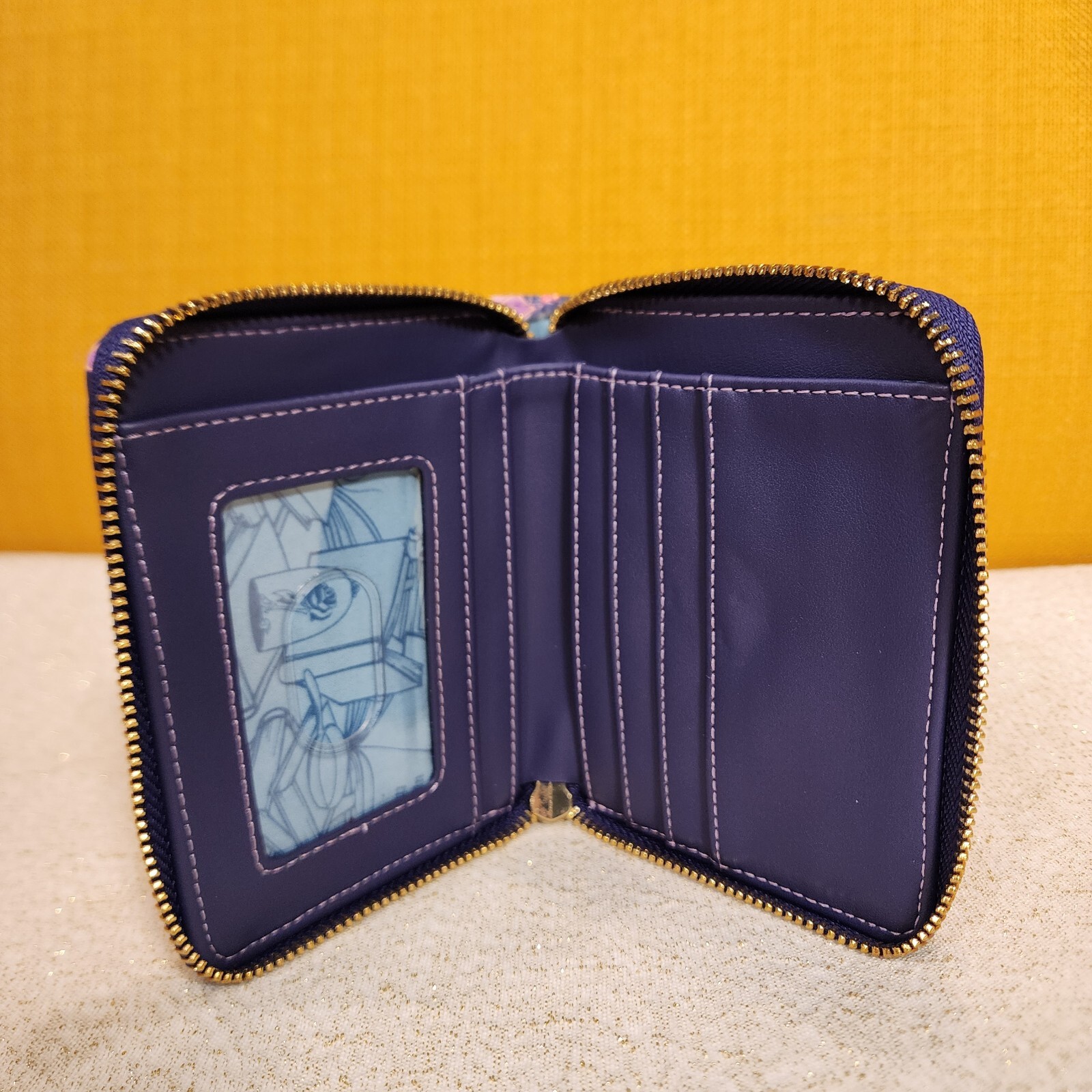 Loungefly Disney Princess Story Books Zip Around Wallet NEW