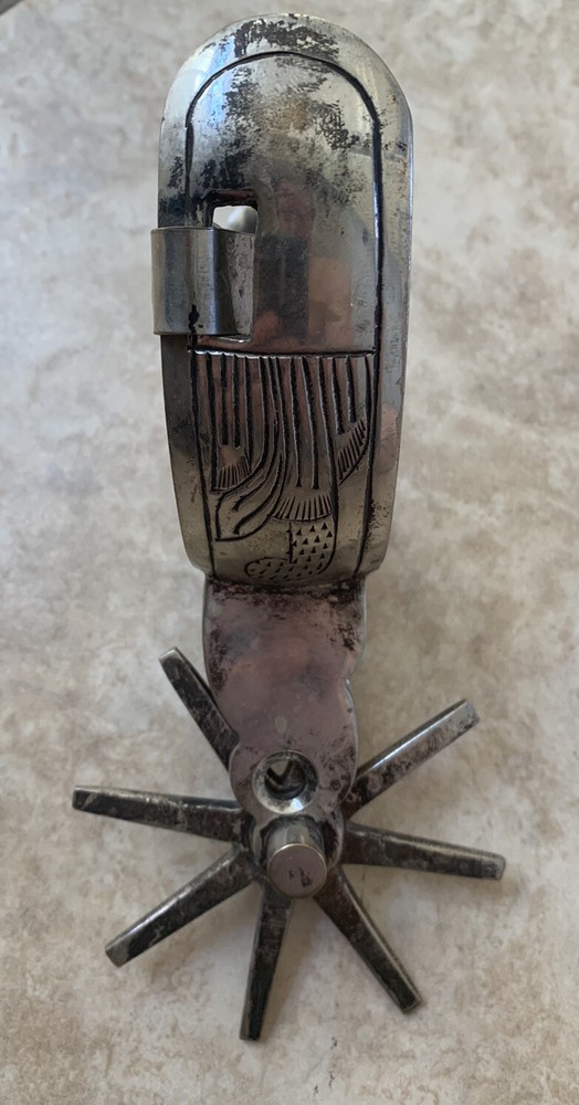 Decorative Stainless Steel Engraved Spur