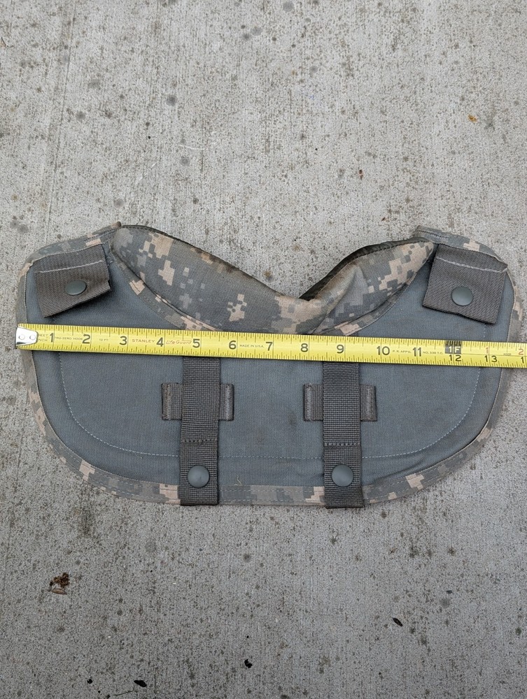 Improved Outer Tactical Vest Yoke/ Collar Back Assembly, Snaps Multicam/ OCP