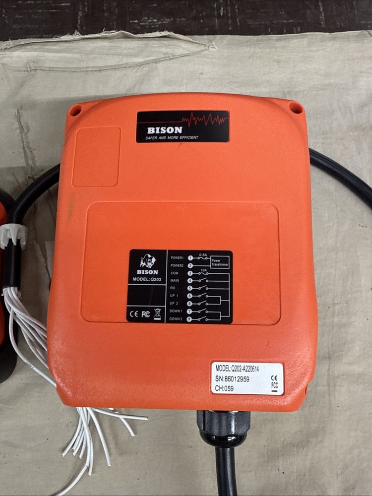 Bison Industrial Wireless Radio Remote Controller Q200 Input AC/DC 24-264V