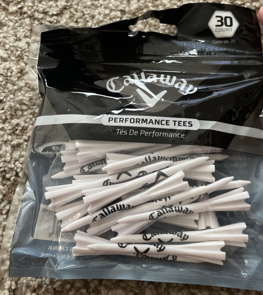 Callaway Performance Golf Tees 30 Count Pack 2 3/4"