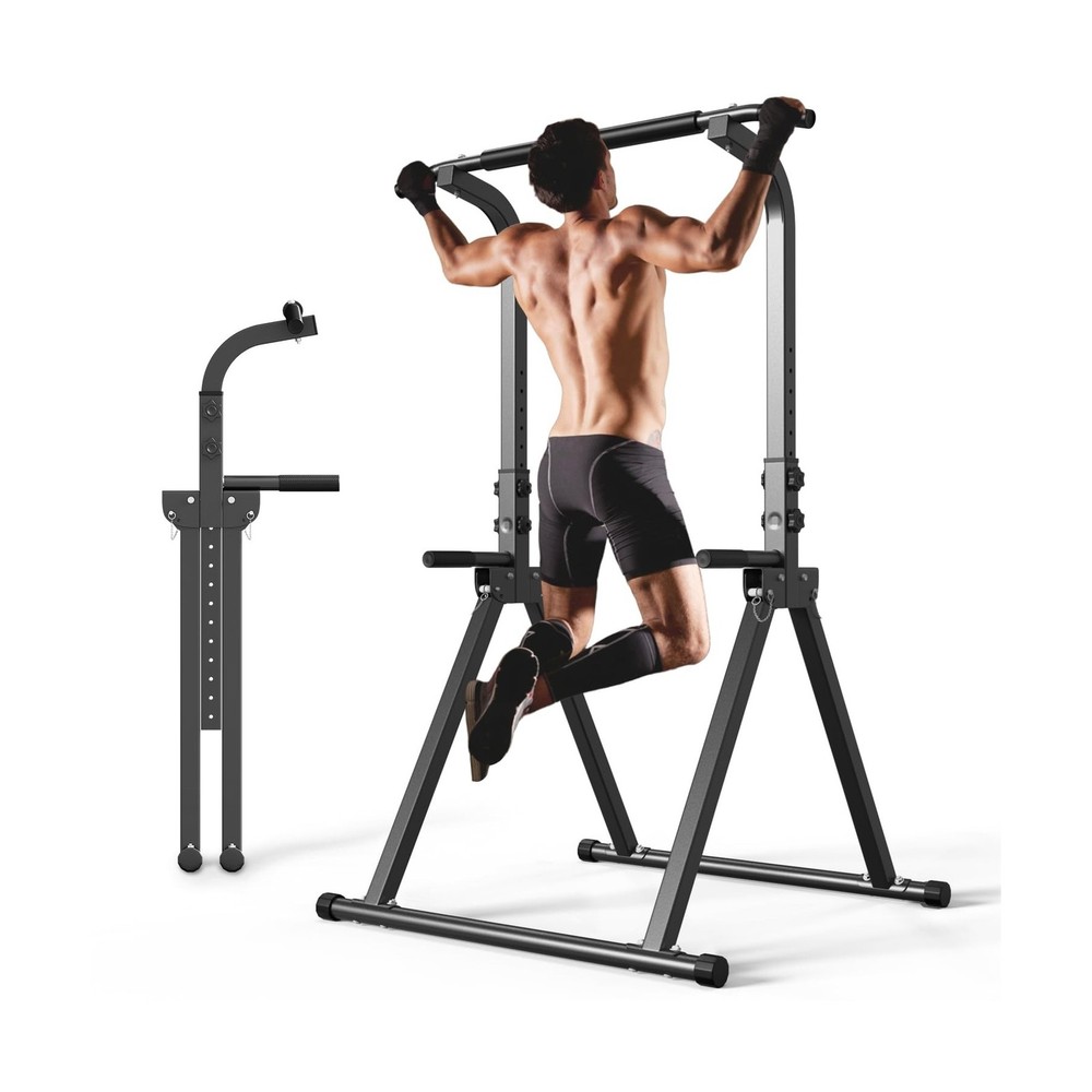 Foldable Pull Up Bar Free Standing Multi-function Power Tower D... USA FAST SHIP
