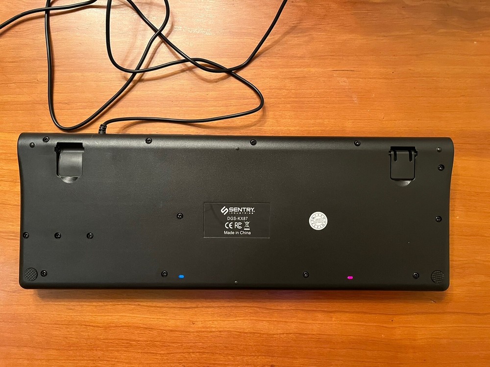 Sentry LED Keyboard USB DSG-KX87 Tested