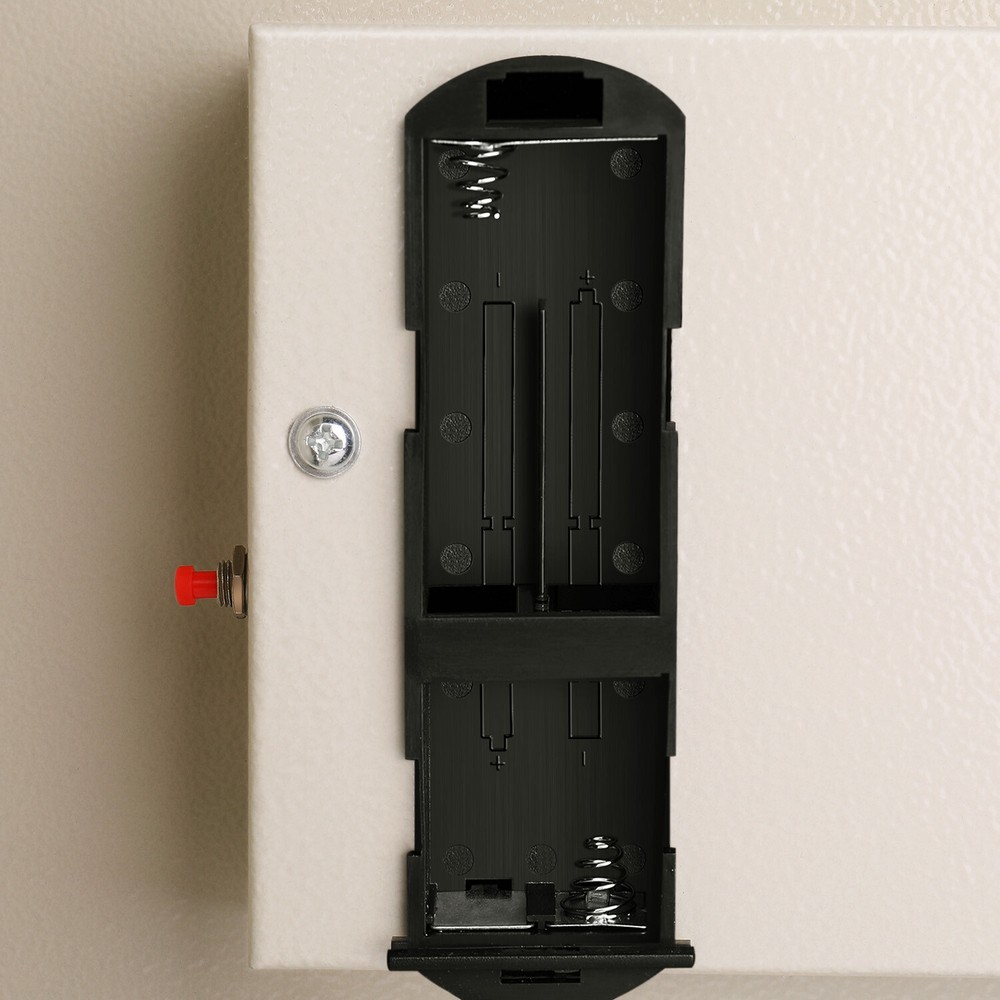 Key Cabinet Digital Lock (Gray), Wall Mounted 40 Key Security Box Storage Safe