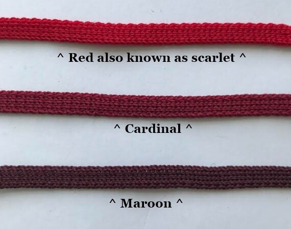 Baseball Pant Trim Piping For Sewing on the Side of Baseball Pants. Choose Color