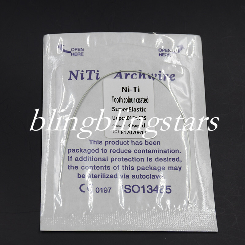 Dental Orthodontic Niti Color Rectangular Arch Wire Supper Elastic Teeth Wire