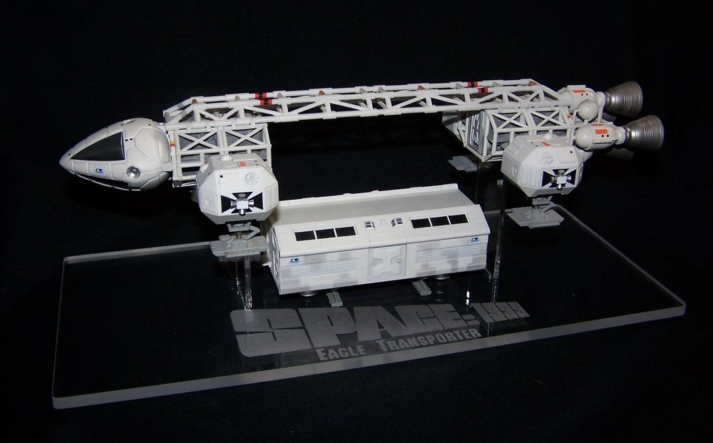 acrylic display stand for 12" diecast & model Space 1999 Eagle Transporter