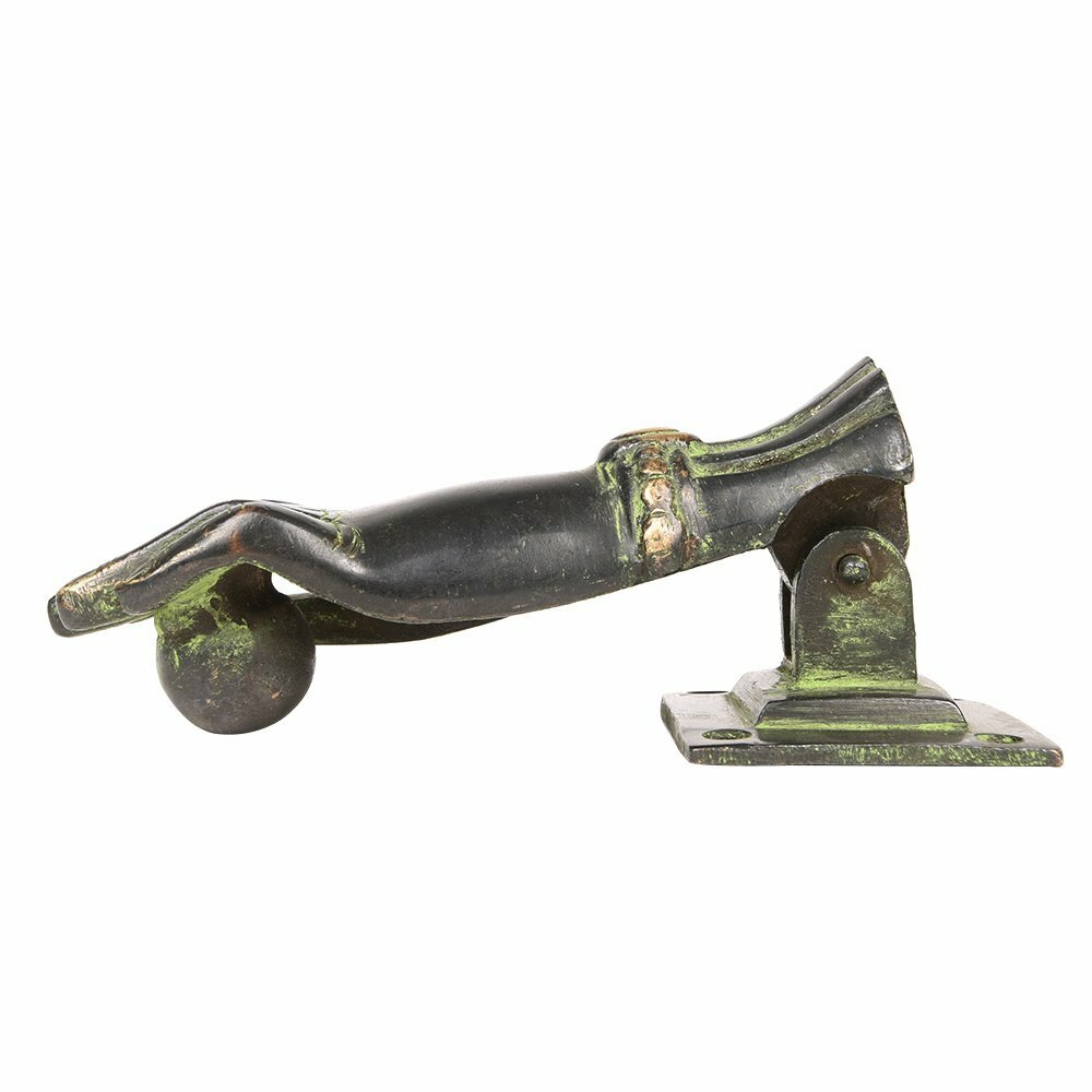Handmade Brass Hand Shaped Door Knocker