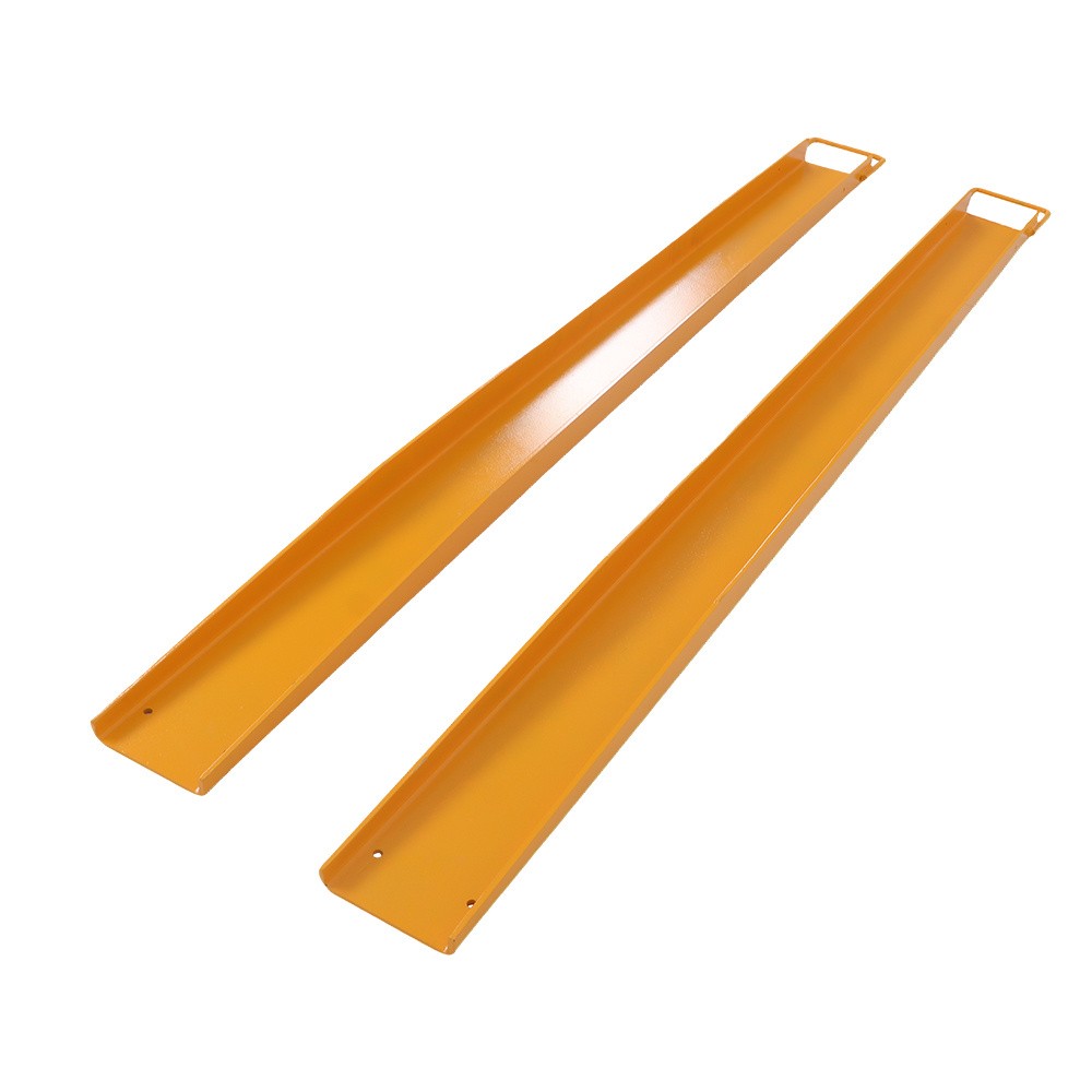 1 Pair Heavy Duty Steel Pallet Fork Extensions Forklift Extensions 72" x 4.5"