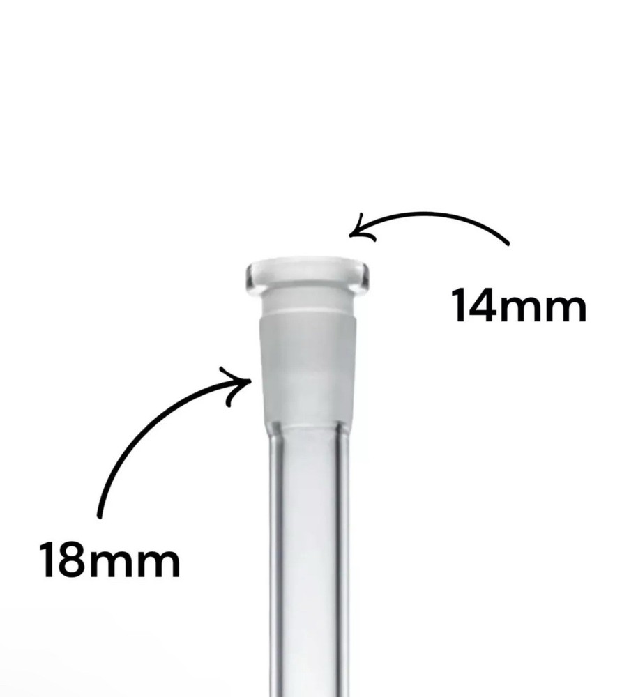 Cuts Scientific Glass Downstem Diffuser 14MM 4.5inch
