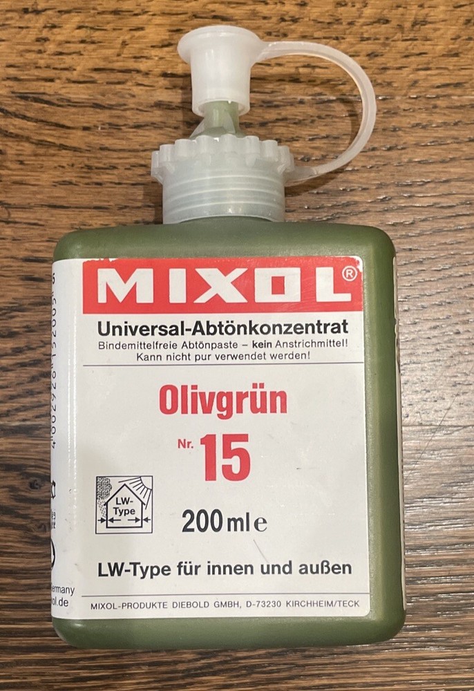 MIXOL Universal Tint #15 Olive Green- 200ml
