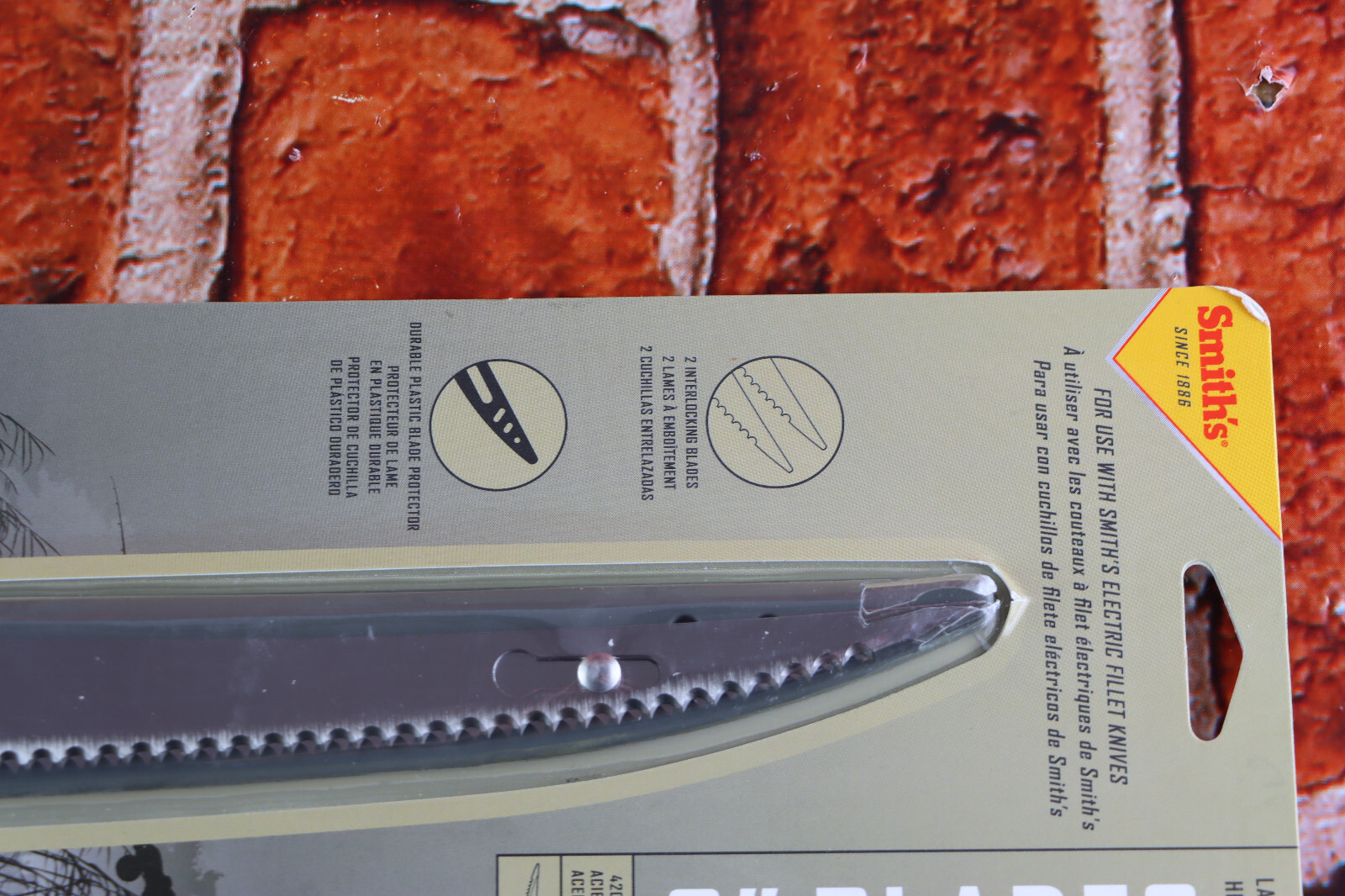 Smith's 51262 Electric Fillet Knive 8" Blades 420 Stainless