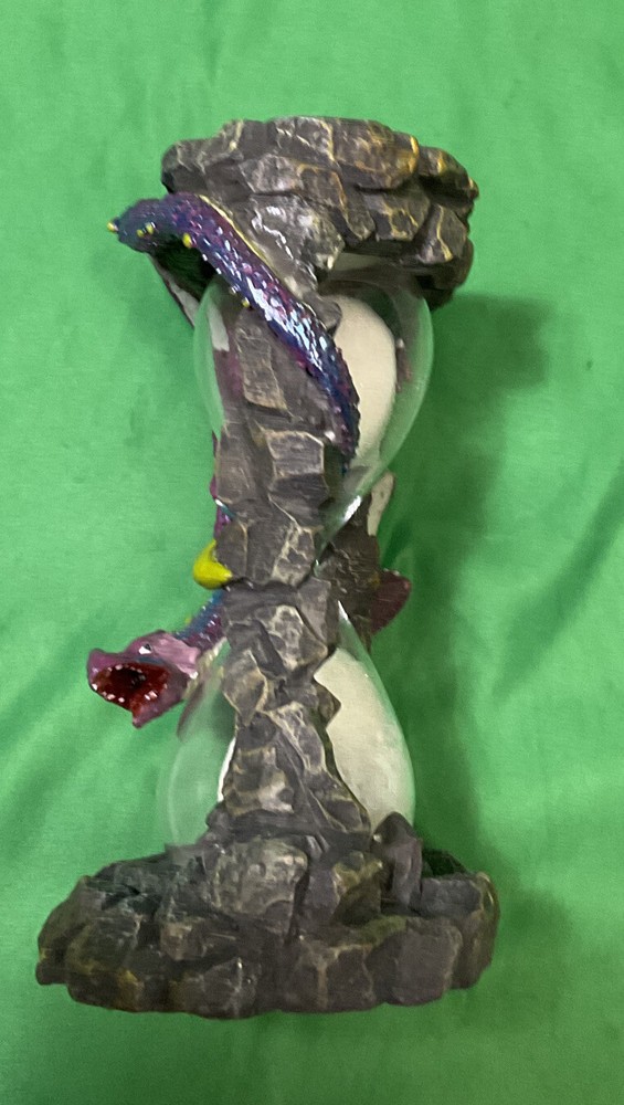 open box- Dragon Hourglass White Sand Timer.