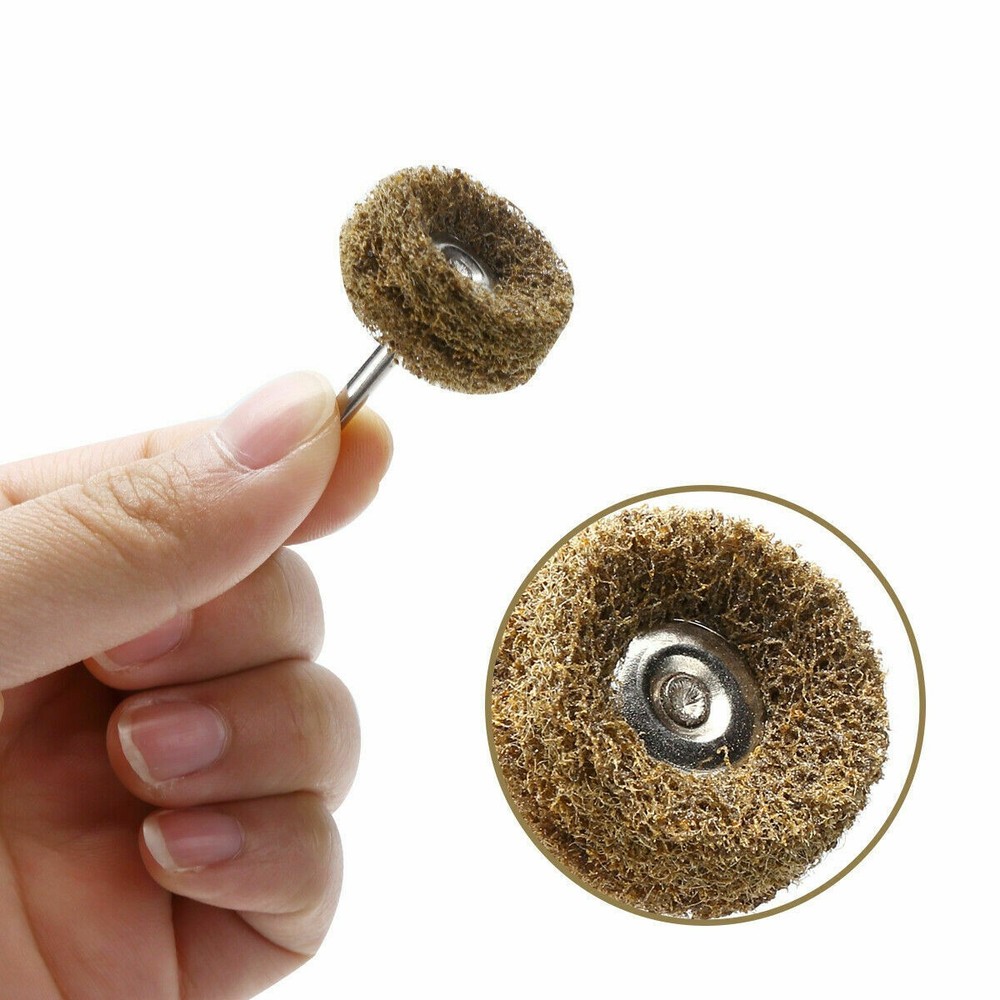 80PPack Small Buffing Abrasive Wheel Surface Polishing Shank Craft Rotary Tool