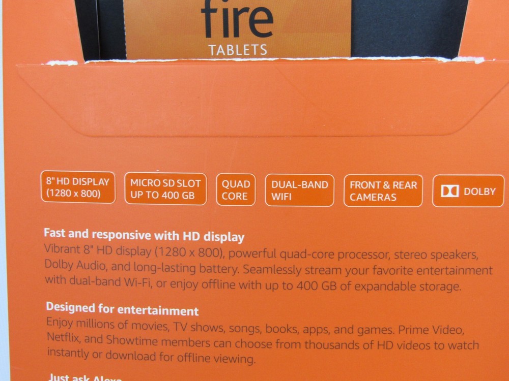 Amazon Fire HD 8 WIHT ALEXA 32GB EMPTY BOX