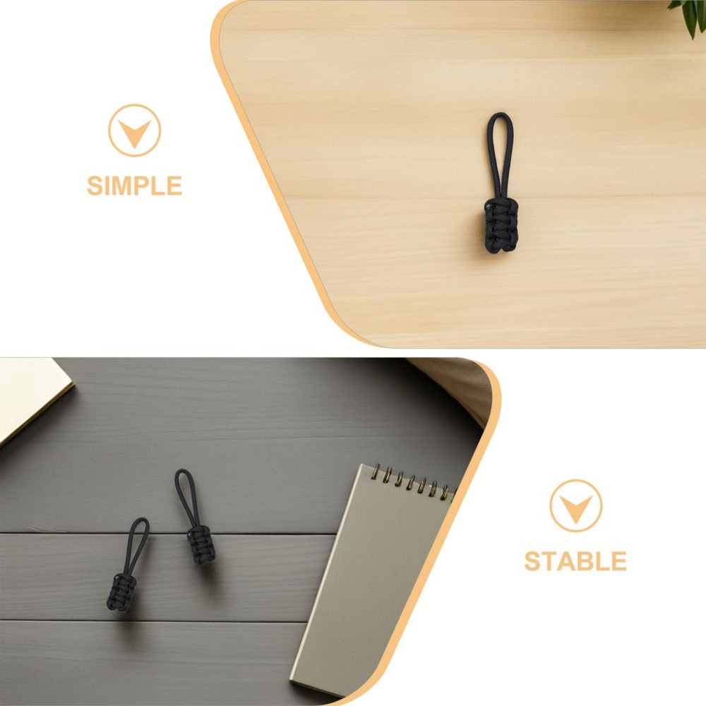 20 Pcs Zipper Pulls for Backpacks Replacement Slider Heads Small