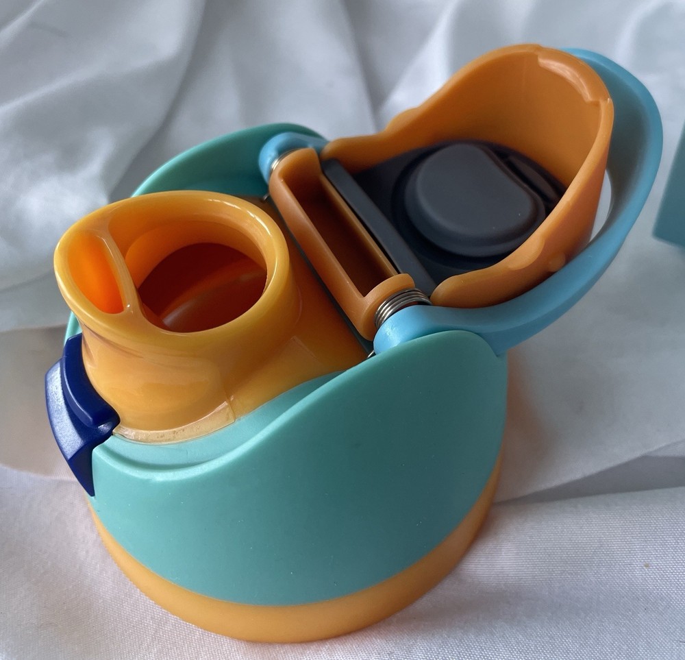 Replacement Lid, Blue Orange Plastic