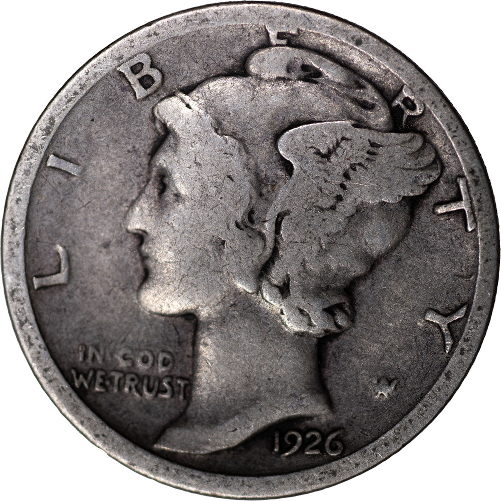 1926-S 10c Mercury Dime ~ VG
