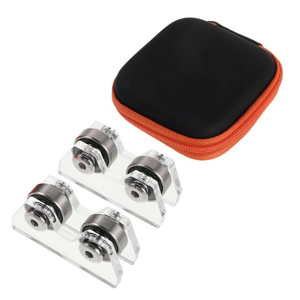 1 Set Pool Cue Straightness Checker: Snooker Cue Rollers with Storage Case -