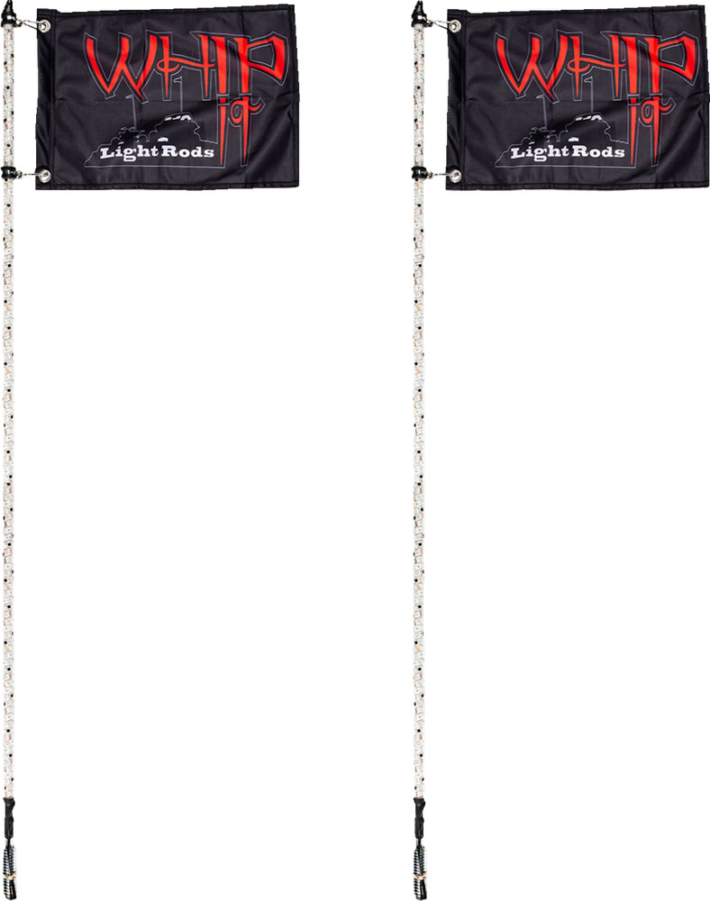 WHIPITLIGHTRODS SB-CHSBTR-252 Bluetooth White 5 Foot Light Rod Chasing Pair