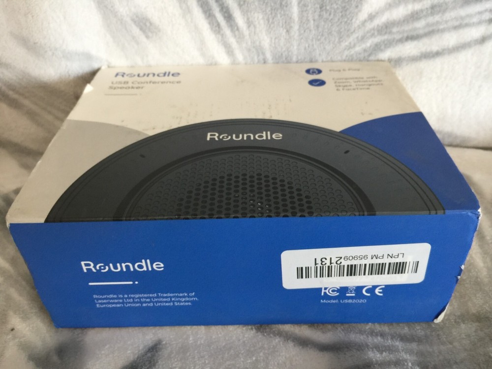 ROUNDLE The Conference Speaker And Microphone USB Portable Compatible with