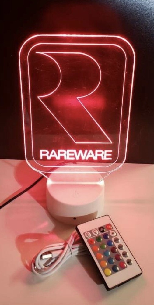 RAREWARE 3D LED Light 8 Colors With Remote (Show It Off) Rareware