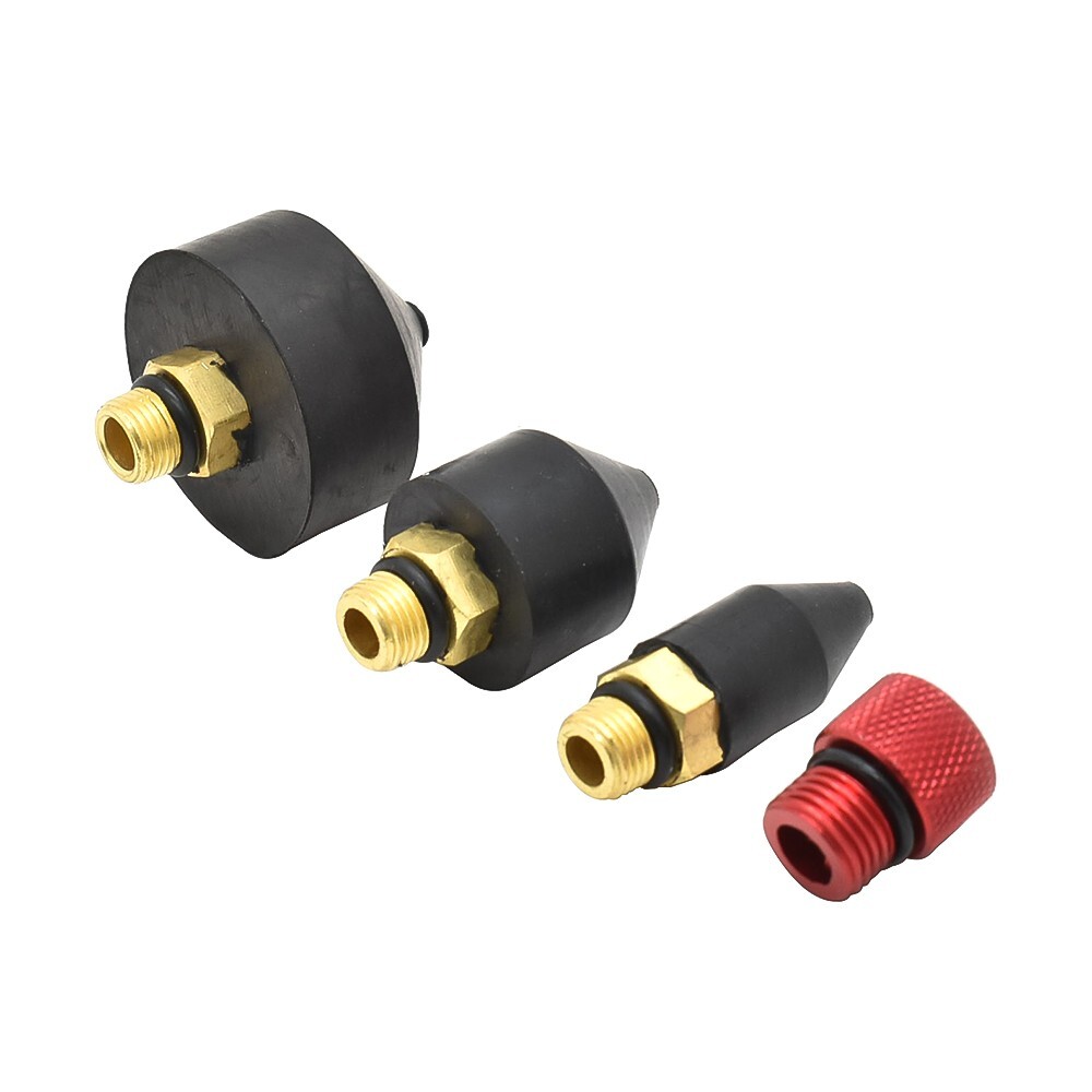 BT20K 4-Piece Rubber Tip Air Nozzle Set with High-Flow Adapter