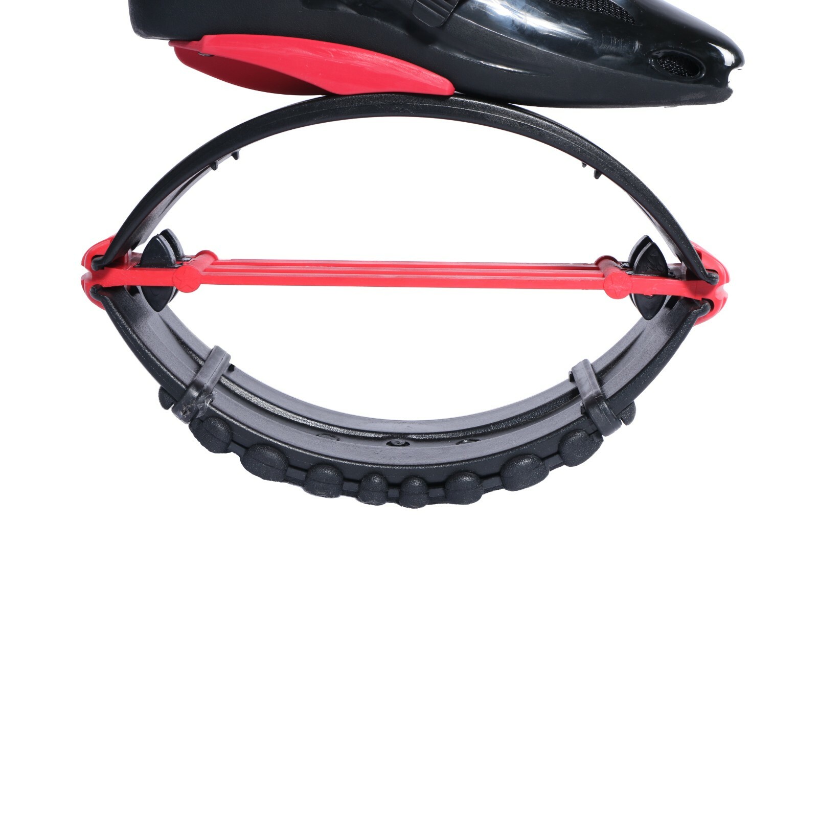 Joyfay Jumping Shoes Black-Red Fitness Bouncy Boots Unisex, XL XXL