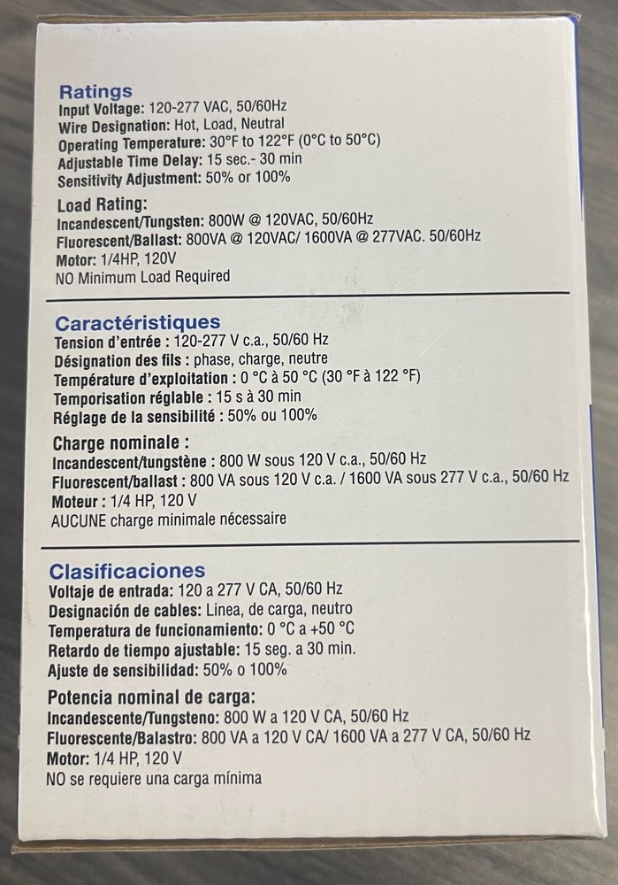 NEW INTERMATIC CEILING MOUNT OCCUPANCY SENSOR PASSIVE INFRARED TECHNOLOGY (PIR)