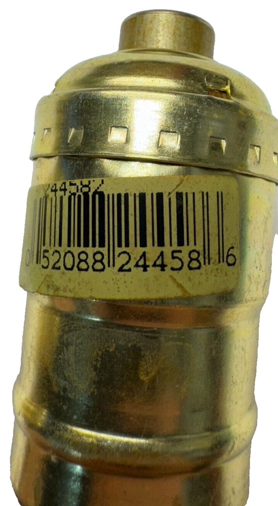 Eagle 244582 Turn Knob Light Socket Brass Lamp Holder Electrolier 660W, 250V