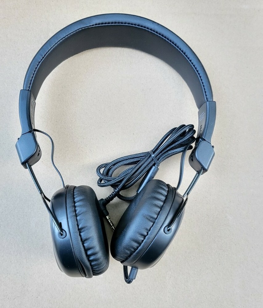 JLab Studio Wired On-Ear Headphones - Black