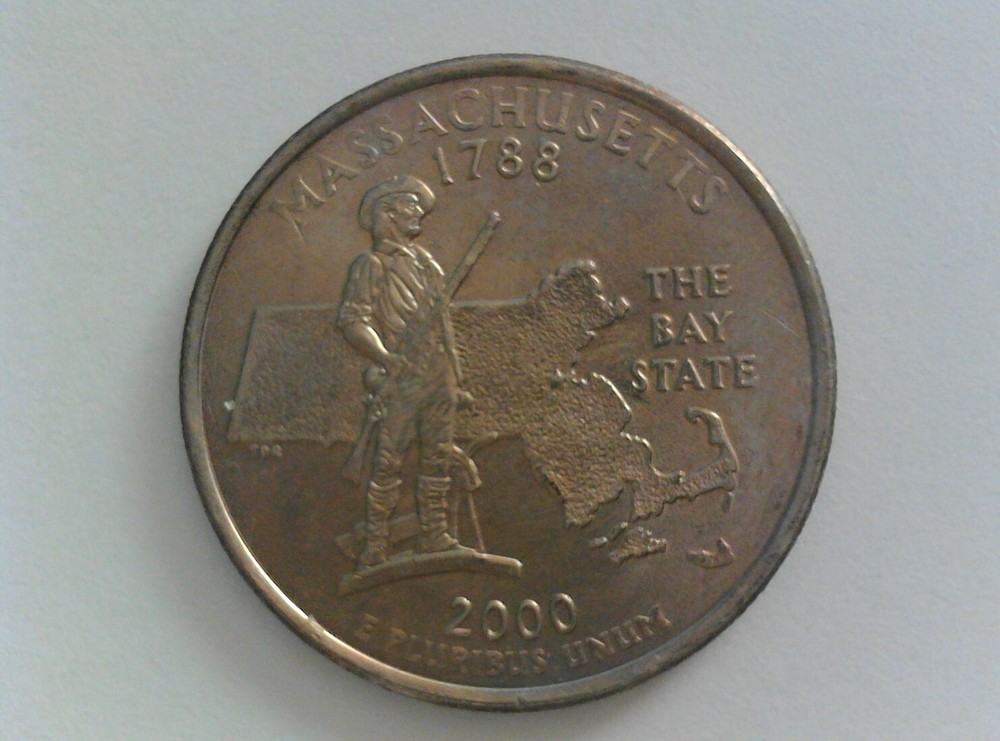John Kerry Colorized State Quarter