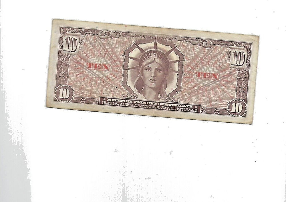 US MPC P-M63 Schwan-887 10 Dollars, series 641, Replacement