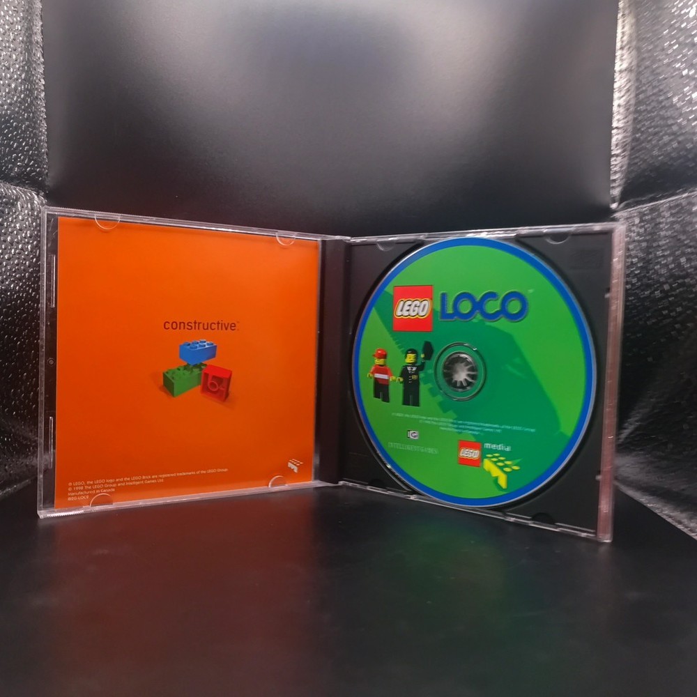 Lego Loco (Windows PC, 1998) CIB Good Complete *Crack Case*