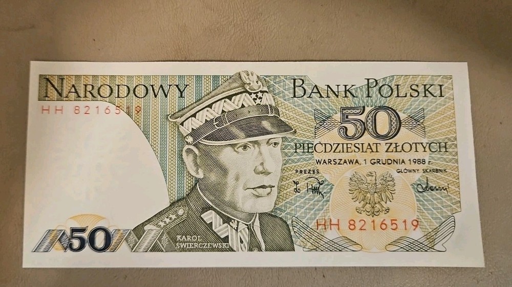 1988 Poland 50 Zlotych Note