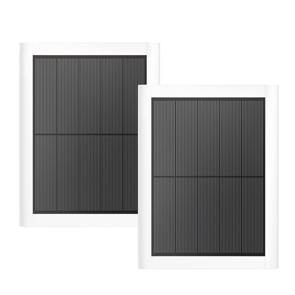 Ring Solar Panel(2nd Generation), 2-Pack 5W 5W--2Pack White(8.7inch)
