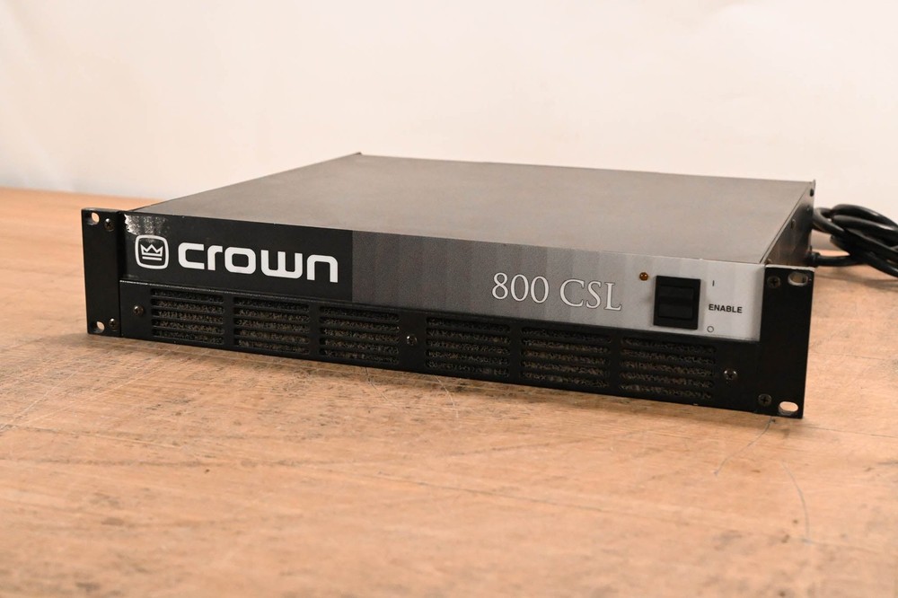 Crown 800 CSL 2-Channel Power Amplifier CG01PGX