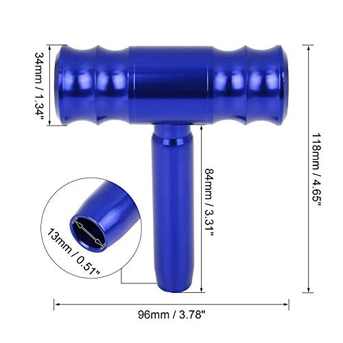 Universal T-handle Car Gear Shift Lever Knob Shifter Replacement Blue
