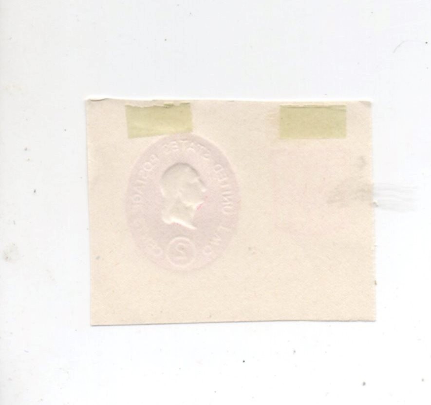 United States mint hinged MH cut square U538