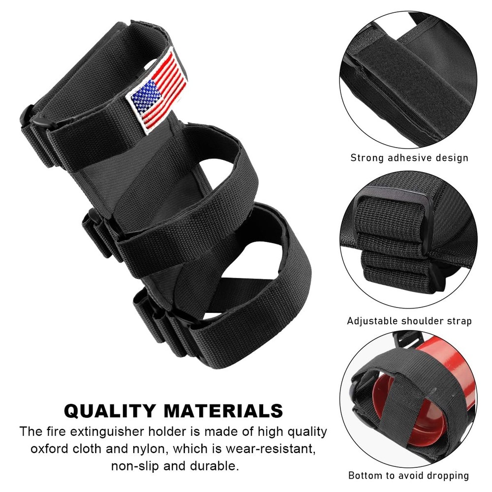 Roll Bar Fire Extinguisher Holder, Adjustable Extinguisher Fixed Belt Holder ...