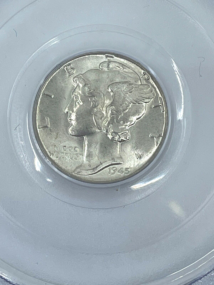 3- 1945-D PCGS MS -66, Silver Mercury Head Dimes