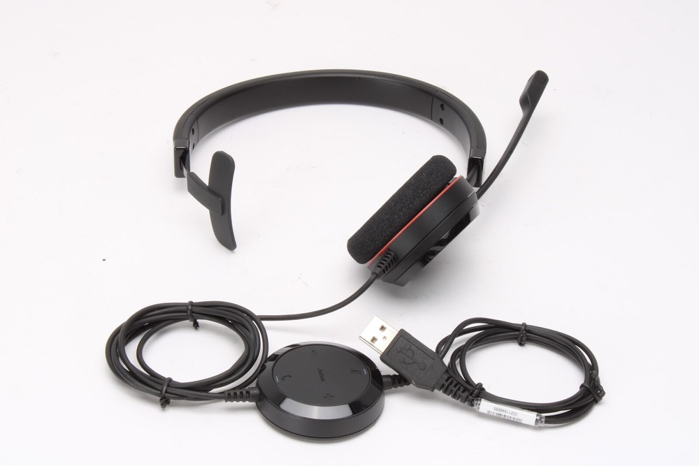 Jabra HSC016 Evolve 20 UC Wired Mono Headset With Case