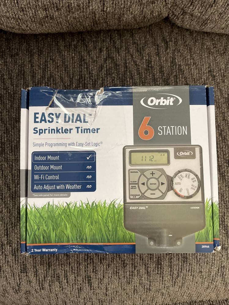 Orbit 28966 6-Station Indoor Irrigation Timer