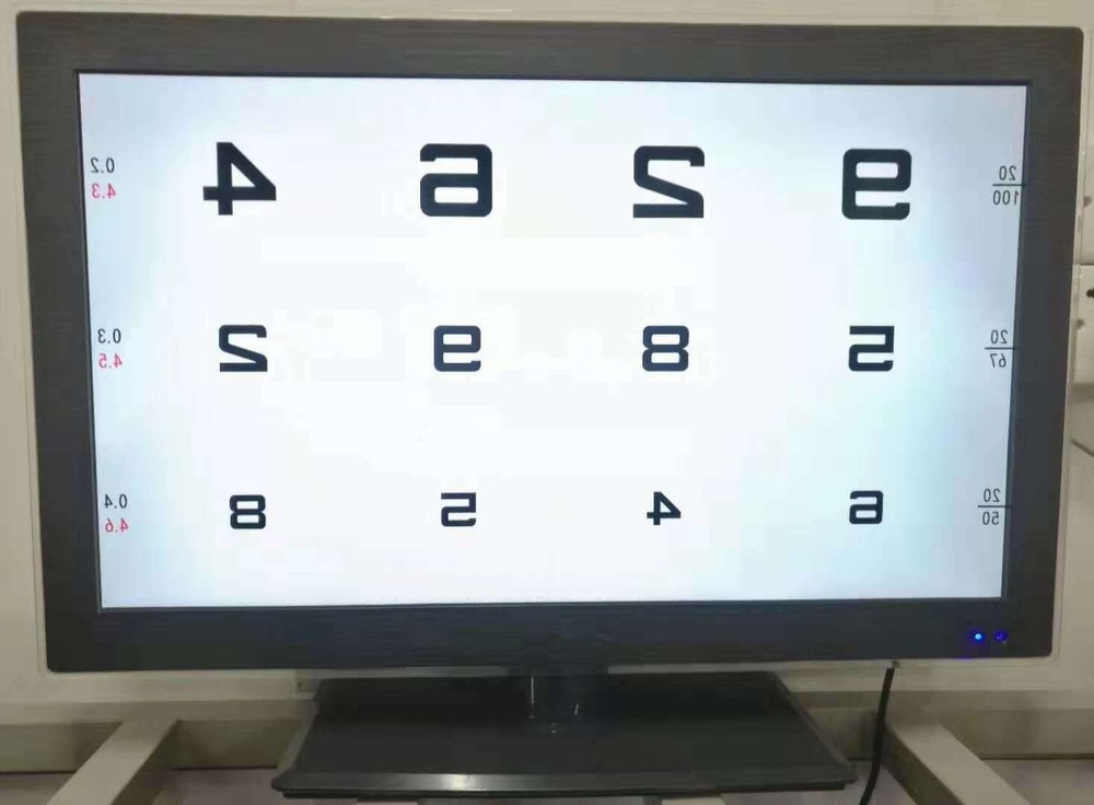 Multi-function 23" LED Display MICRO Chart Projector Eye Chart Optometry