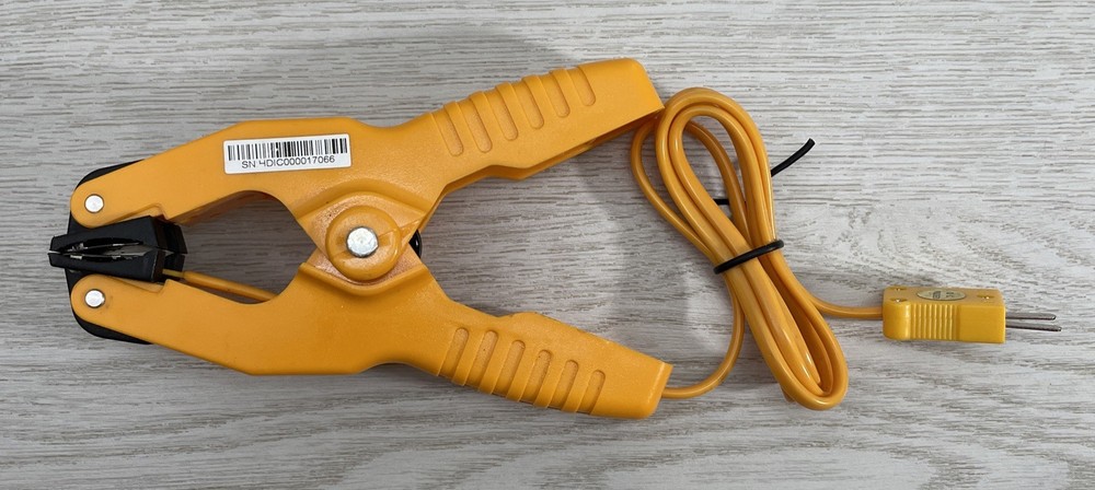 K-Type Thermocouple Pipe Clamp Temperature Probe - HVAC / Surface Sensor