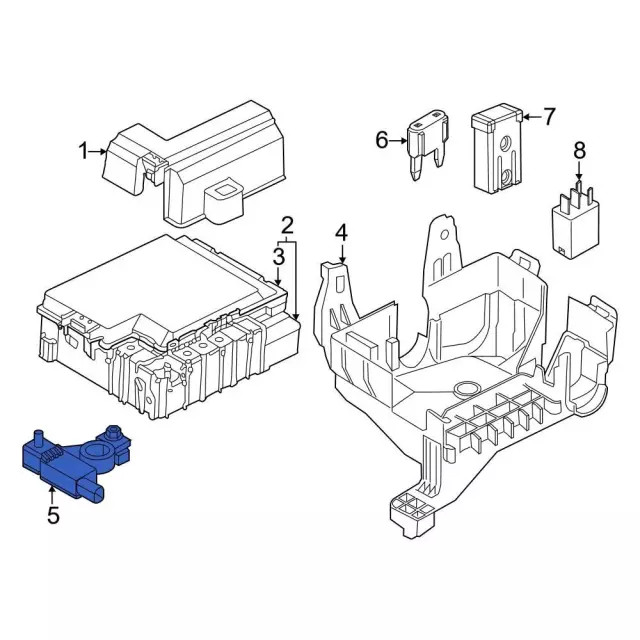 Genuine Ford Battery Cable Terminal End ML3Z10C679B