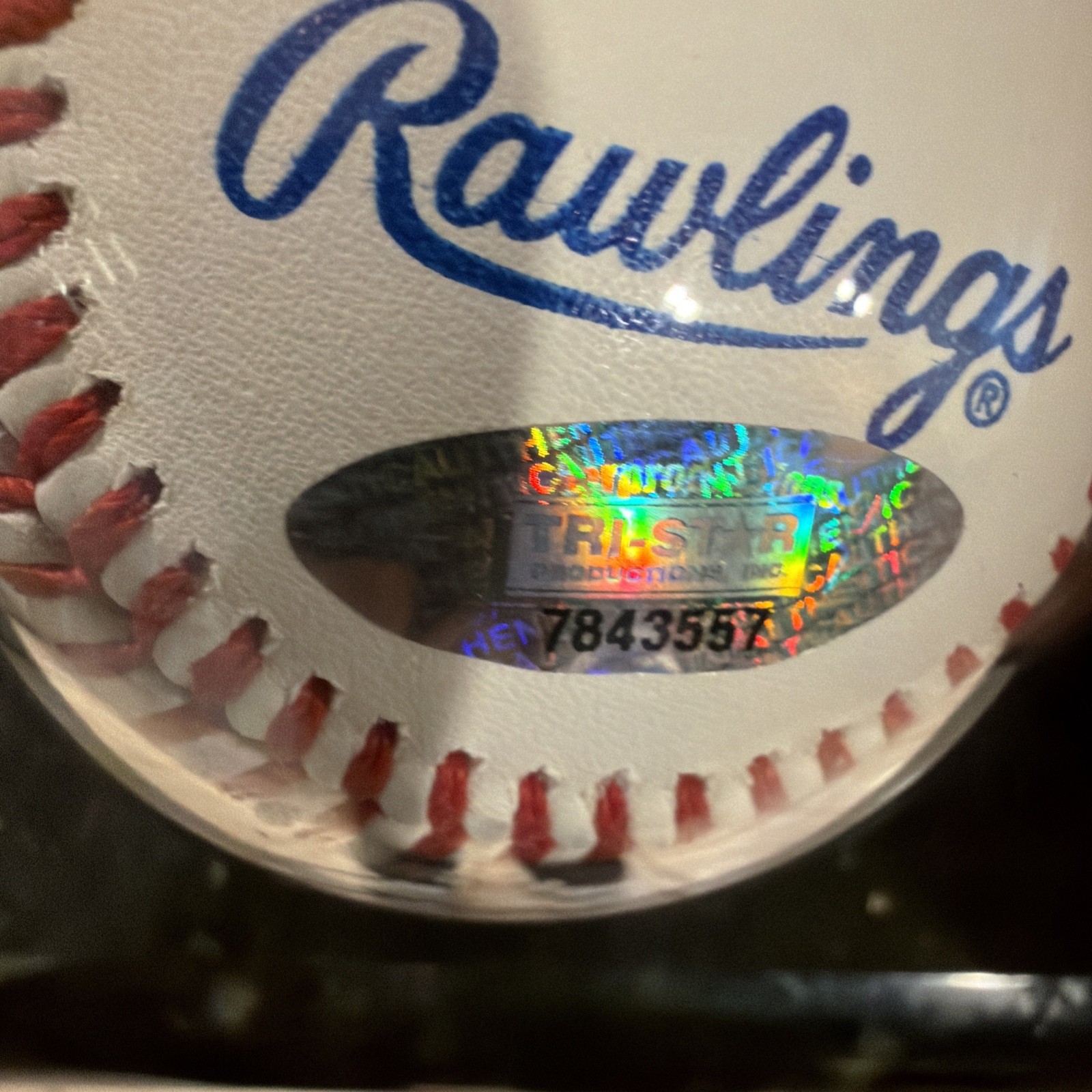 Rickey Henderson Autographed Baseball Beckett Encapsulated Mint BAS Tristar