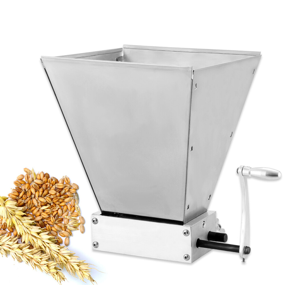 4L Manual Roller Grain Mill Drill Corn Crusher Machine Grain Malt Mill Machine