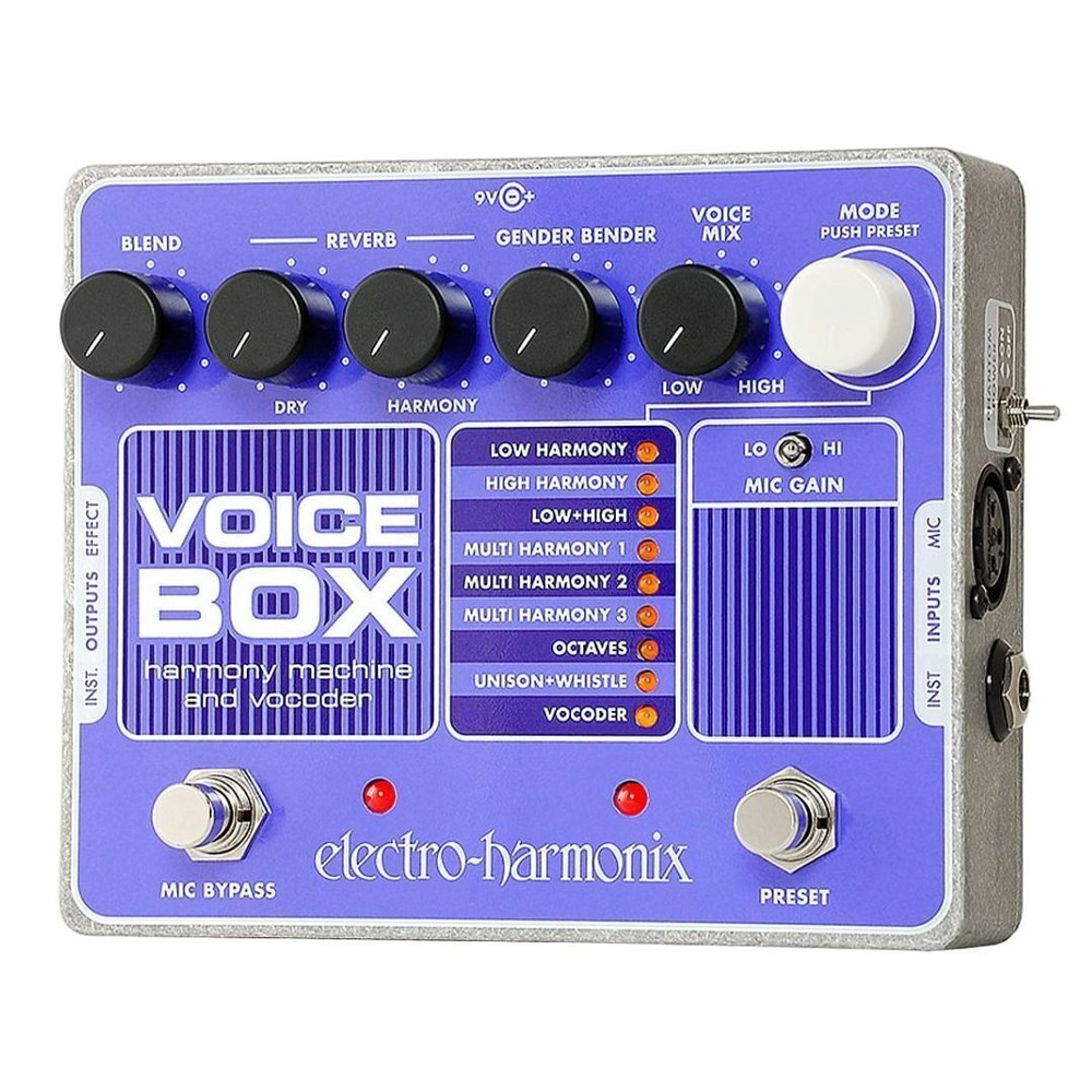 Electro Harmonix Voice Box Vocal Harmony Machine with Built-In Mic Pre